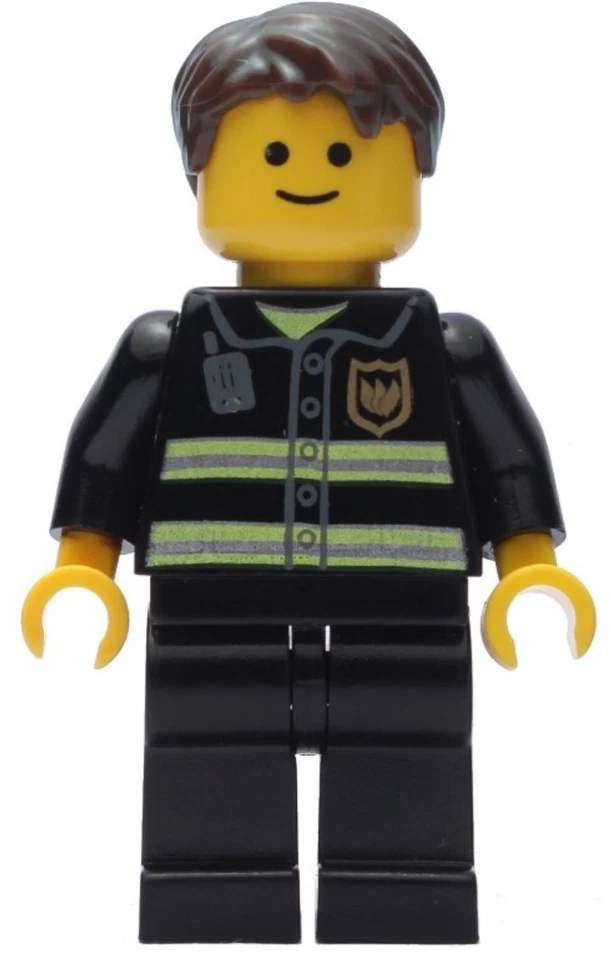 LEGO MINIFIGURE CITY FIREFIGHTER USED CONDITION TWN091!! - Image 1 of 1