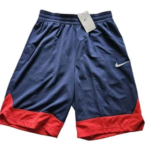 NEW Men's The Nike Dri-FIT Icon Basketball Shorts Size M Medium Red Blue - Picture 1 of 12