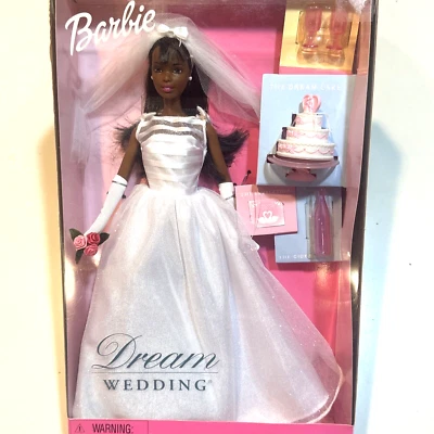 Barbie Dream Wedding Nupcial Afroamericana Muñeca Negra 💐 Foto 1 de 4