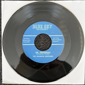 The Franklin Brothers – Mr. Policeman 7'' VINYL USA TESTED EX ROCKABILLY VIDEO - Bild 1 von 4