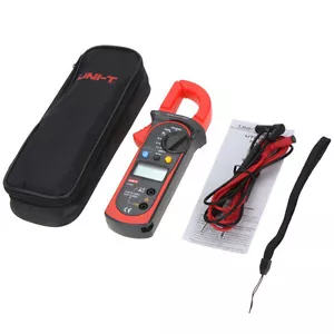 UNI-T UT201 LCD Digital Clamp Multimeter Ohm DMM DC AC Current Voltmeter - Picture 1 of 6