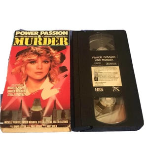 Power Passion and Murder VHS Tape Thriller Michelle Pfeiffer - Picture 1 of 3