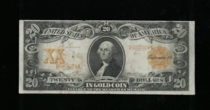 SC 1906 $20 SCARCER Fr.1186 Vernon|Treat Gold Certificate Twenty (024) - Picture 1 of 3
