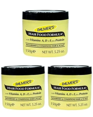 3x Palmer's Hair Food Formel Glas 150g