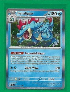 Pokémon TCG SV-Temporal Forces Feraligatr #41/162 Holo Rare - Picture 1 of 2