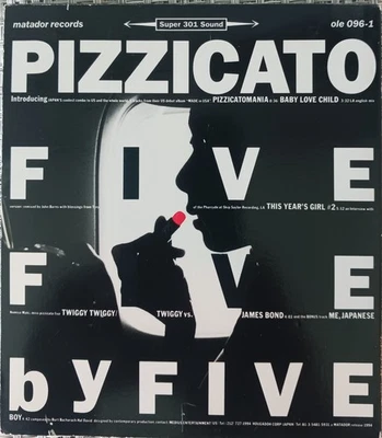 Five by Five [EP] от Pizzicato Five (CD, июль-1994, Matador (лейбл звукозаписи)) - Изображение 1 из 3