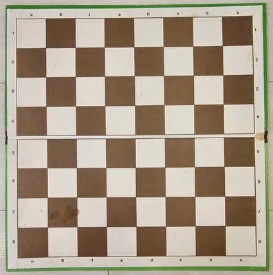 Soviet Vintage Сardboard Portable Chess Board 1981 USSR Antique 40x40 cm - Image 1 of 4