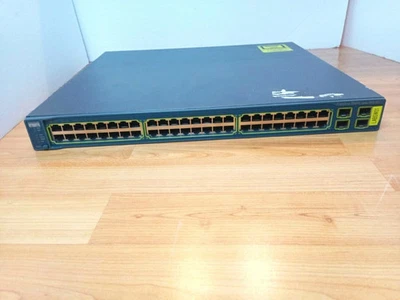 *WORKING* CISCO CATALYST 3560 G SERIES WS-C3560G-48PS-E 48 PORTS GIGABIT SWITCH - Image 1 of 4