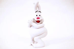 RON ENGLISH TRICKY THE OBESE RABBIT POPAGANDA CEREAL KILLER SERIES - Picture 1 of 4