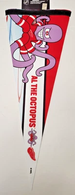 Detroit Red Wings NHL Al the Octopus Roll Up Pennant - Image 1 of 2