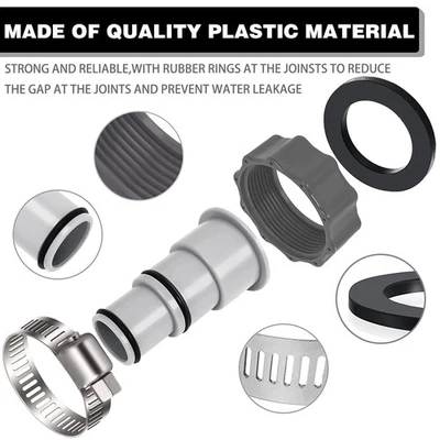 2x INTEX Swimming Pool Adapter A Pumpe Schlauch Spezialadapter Schwimmbecken - Bild 1 von 4