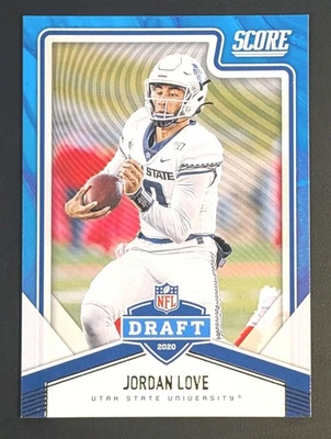 2020 Score NFL Draft Jordan Love #NFL-6 Rookie RC - Image 1 of 4