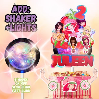 STRAWBERRY SHORTCAKE PARTY SUPPLIES BIRTHDAY DECORATION TABLEWARE THEME IDEAS - Image 1 of 4