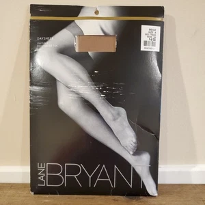 Lane Bryant Plus Size Daysheer Pantyhose Invisible Reinforced Toe Beige Sz A - Picture 1 of 4