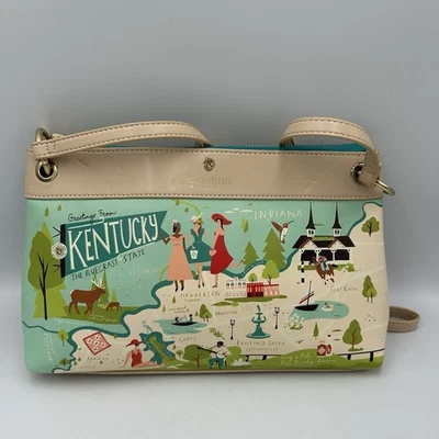 Spartina 449 Purse Daufuskie Island Greetings From Kentucky Crossbody Bag - Image 1 of 4