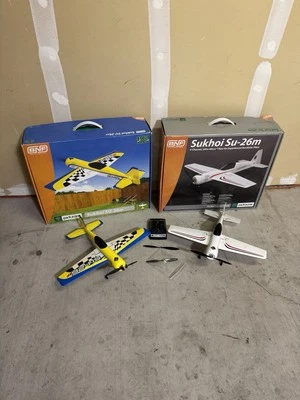 X2 Parkzone Sukhoi Su-26XP & Sukhoi Su-26m Micro Series GREAT condition FREE S/H - Image 1 of 4