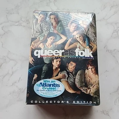 Queer As Folk the Complete Fourth Season 4th 4 NEW Sealed DVD 2004, *case damage Foto 1 de 4