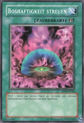 YuGiOh Boshaftigkeit Streuen RDS-DE048 Common NM unl. - Bild 1 von 2