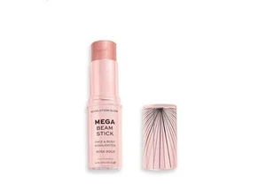 3x Revolution Glow Mega Beam Stick Face and Body Highlighter Rose Gold 0.63 oz - Picture 1 of 5
