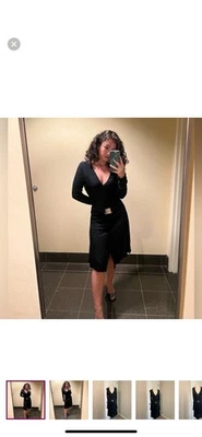 Vestido de cóctel Versace vintage con hebilla Madusa 44 Foto 1 de 4