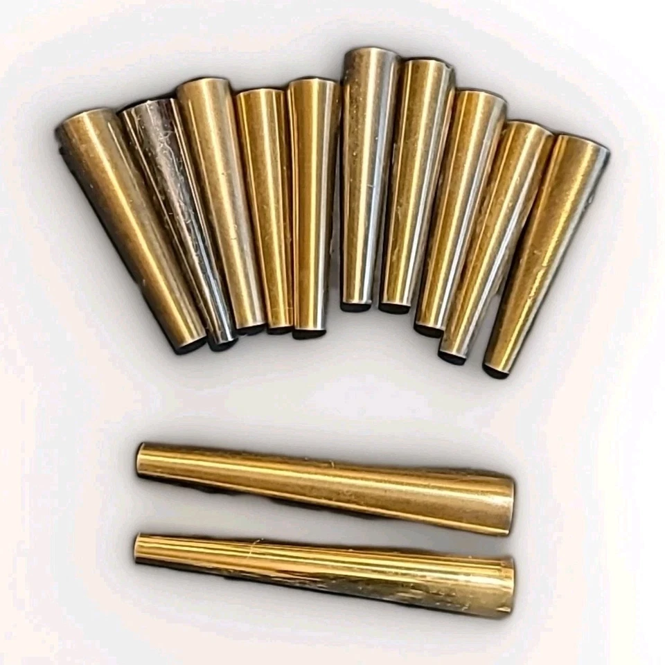 Lote de 12 piezas Muebles Sofá Mesa Patas Tubos Vintage Latón (10)6" (2) 9" Solo Foto 1 de 1