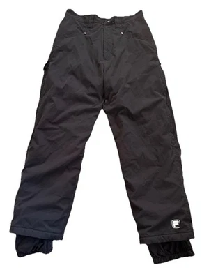 Pantalones de nieve Fila negros para mujer talla L esquí snowboard aislados Foto 1 de 4