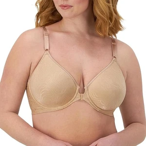Reggiseno T-shirt Bali Underwire Shaping Comfort Revolution chiusura frontale taglia 40D - Foto 1 di 9