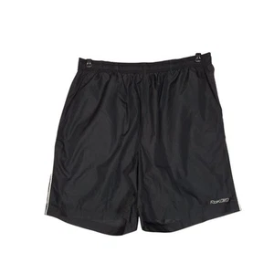 Y2K Reebok Swim Shorts Size XXL Men's Black 100% Polyester Summer - Picture 1 of 4