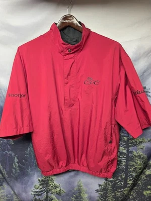 Footjoy Dryjoys Mens Medium Shirt Sleeve Water Resistant Golf Jacket Titleist - Image 1 of 4