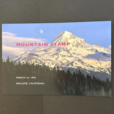 1996 Mountain Non-Profit Org. Coil First Day Ceremony Program Sc# 2903-4 - Image 1 of 3