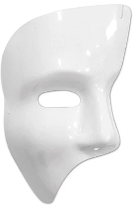 Beistle Party Phantom Mask, One Size, white - Image 1 of 2