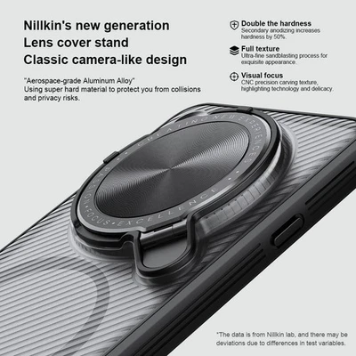 Capa suporte armadura magnética para câmera Oppo Find X8 Ultra Nillkin Slide - Imagem 1 de 4