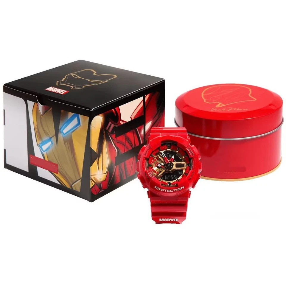 G-Shock AA Avengers Hero Ironman For Mens Wear Digital Wrist Watch Versatile - Image 1 of 2