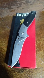 Spyderco Hanan Discontinued With The Original Box And Paperwork Compression Lock - Picture 1 of 5