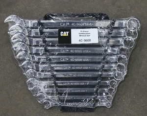 Cat USA Caterpillar 3/8" to 1" 14pc SAE Open Combination Wrench Set 4C-9600 - Picture 1 of 3