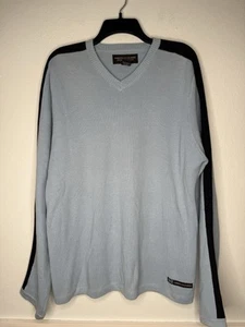 Abercrombie & Fitch Mens Sweater Large Pullover Long Sleeve Stripe Vintage Y2K - Picture 1 of 4
