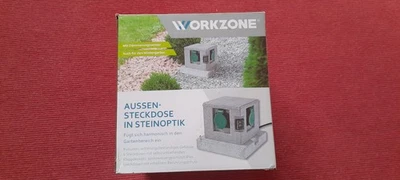 Außensteckdose in Steinoptik - NEU! - Bild 1 von 4