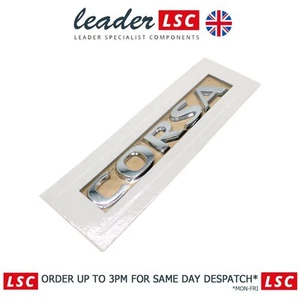 Rear Nameplate Decal Badge Vauxhall Corsa E 2014 Onward 93188809 Genuine New - Picture 1 of 12