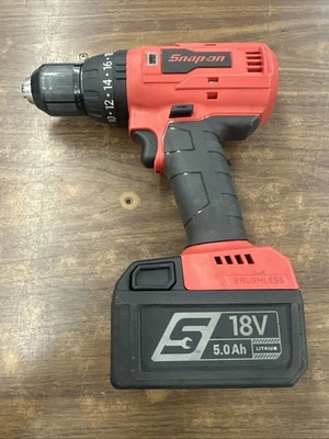 Snap On CDR9050 18V Brushless 1/2" Hammer Drill W/5Ah Battery - Image 1 of 4