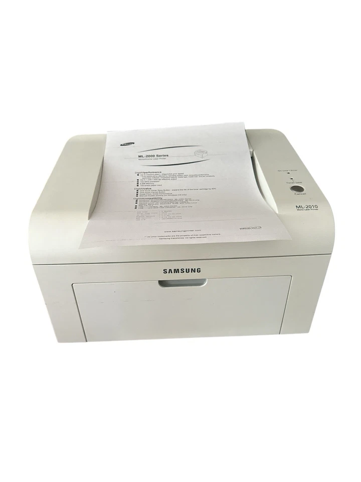 Samsung ML-2010 Standard Laser Printer TESTED Works Page Count 3419 See Pics - Image 1 of 4
