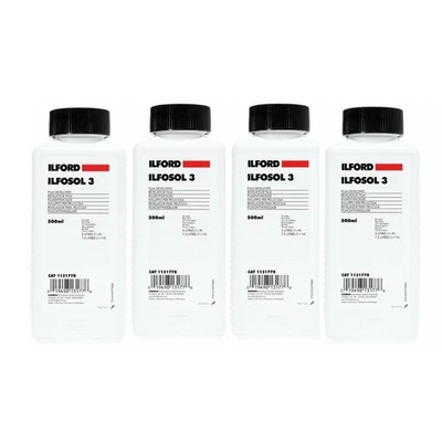 (4) Ilford Ilfosol 3 Film Developer for Black and White Film #1176108 NEW SEALED - image 1 of 2