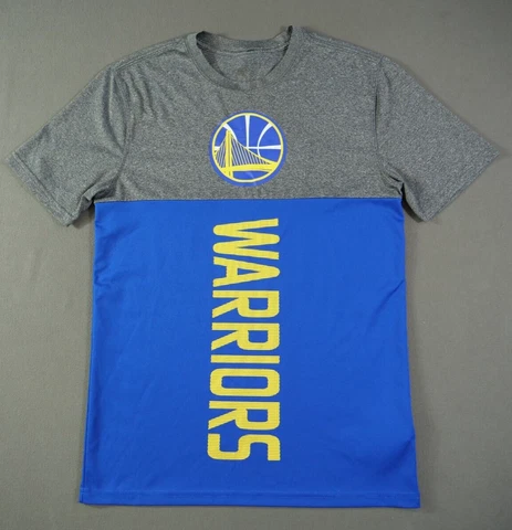 Golden Gate Warriors Shirt Mens Small Blue Gray 35 Durant Short Sleeve Crew NBA Cover