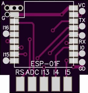 6 Stk. /PCS 1:1 Tuya Adapter PCB Board für/for ESP-01F (ESP-8285 ) WIFI Modul(e) - Bild 1 von 4