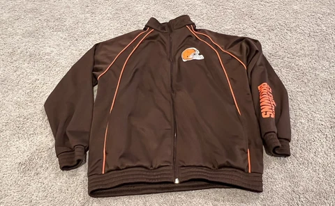 Cleveland Browns Football Full Zip Jacket 3XL Fanatics Cover