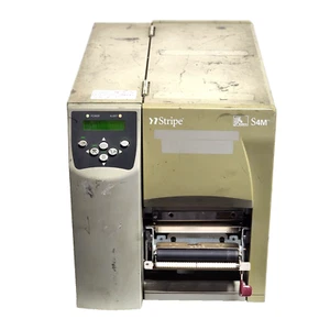Zebra Stripe S4M Thermal Label Printer S4M00-2001-1200T USB & Ethernet - Picture 1 of 6