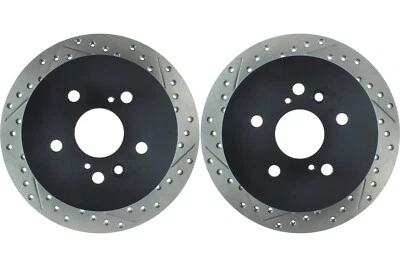 Задняя пара роторов дискового тормоза Stoptech для Toyota Sienna 2004-2010 годов выпуска (46272) - Изображение 1 из 4