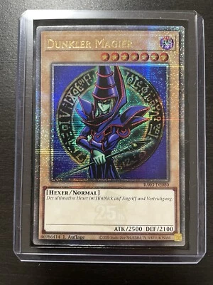 Yu-Gi-Oh! Dunkler Magier Quarter Century Secret Rare RA03 Near Mint 1. Auflage - Bild 1 von 4