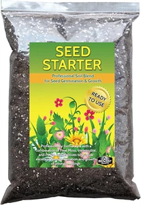 Natural Potting Soil Mix for Seed Starter - 4 Dry Quarts - Picture 1 of 12