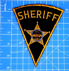 Generic Sheriff patch-vintage Gemsco - Picture 1 of 2