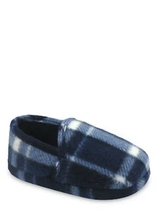 Zapatilla a cuadros Wonder Nation azul para niños pequeños talla 11-12 - Imagen 1 de 7